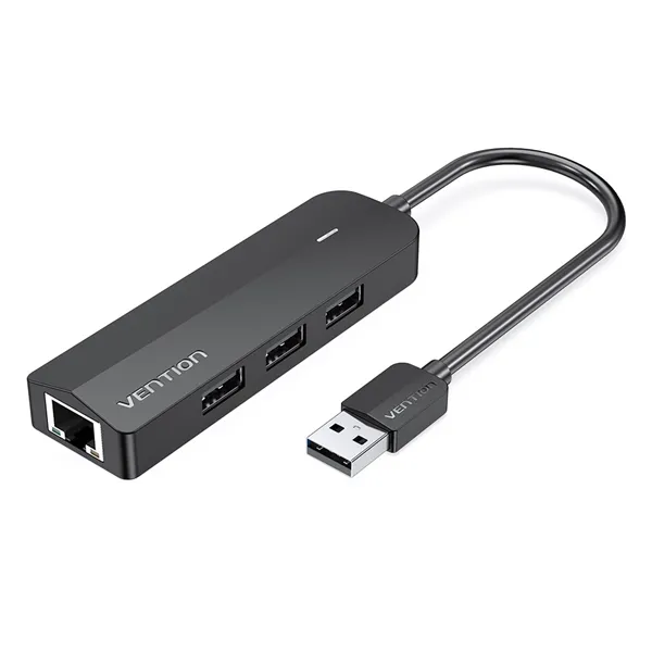 Docking USB 2.0 Vention CHPBB/ 3xUSB/ 1xMicro USB PD/ 1xRJ45/ Negro