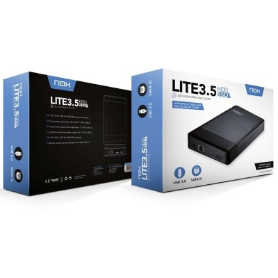 Caja Externa para Disco Duro de 3.5' Nox Lite 3.5''/ USB 3.0