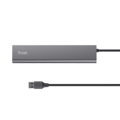 Hub USB 3.2 Gen1 Trust Halyx/ 7xUSB/ 1xUSB-C