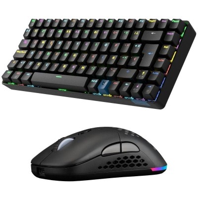 Pack Gaming Hiditec/ Teclado Mecánico Inalámbrico GM1K + Ratón