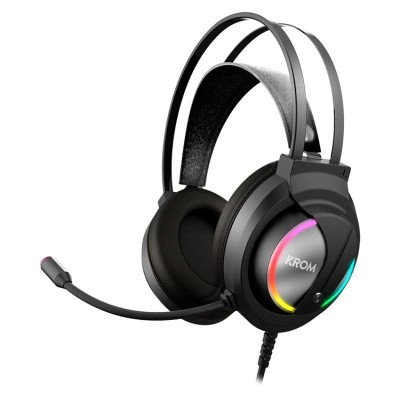 Auriculares Gaming con Micrófono Krom Kappa/ Jack 3.5/ USB 2.0/