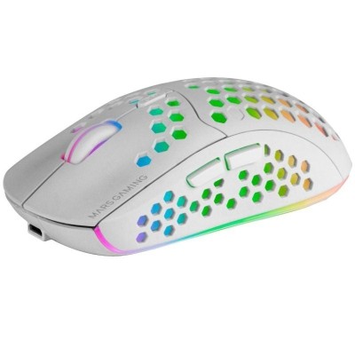 Ratón Gaming Inalámbrico Mars Gaming MMW3W/ Batería recargable/