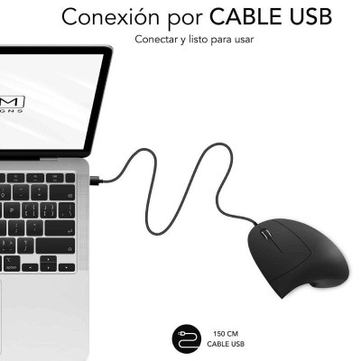 Ratón Ergonómico Subblim Glide Vertical Ergo Wired/ Hasta 1600