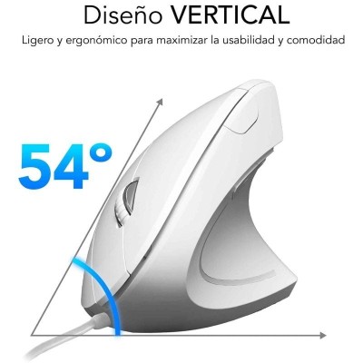 Ratón Ergonómico Subblim Glide Vertical Ergo Wired/ Hasta 1600