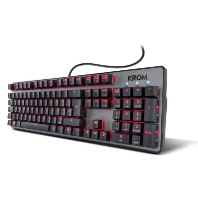 Teclado Gaming Mecánico Krom Kernel/ Negro