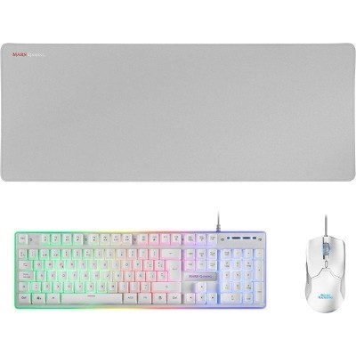 Pack Gaming Mars Gaming MCPX/ Teclado H-MECH + Ratón Óptico +