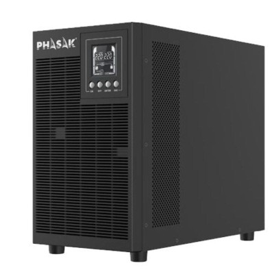 SAI Online Phasak 3000 VA Online LCD/ 3000VA-2700W/ 4 Salidas/