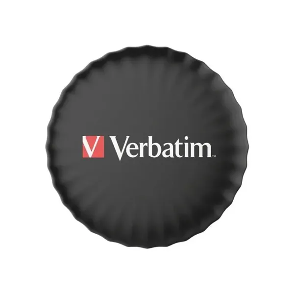 Localizador Verbatim My Finder Coin Bluetooth Tracker MYFC-01B compatible con Apple/ Incluye Llavero y Pila/ Negro