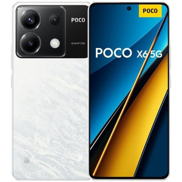 Smartphone Xiaomi POCO X6 12GB/ 256GB/ 6.67'/ 5G/ Blanco