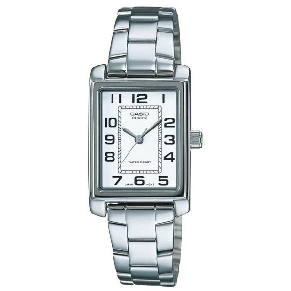 Reloj Analógico Casio Collection Women LTP-1234PD-7BEG/ 32mm/ Plata y Blanco