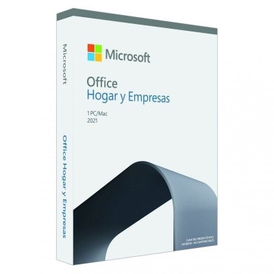 Microsoft Office Hogar y Empresas 2021/ 1 Usuario/ Licencia