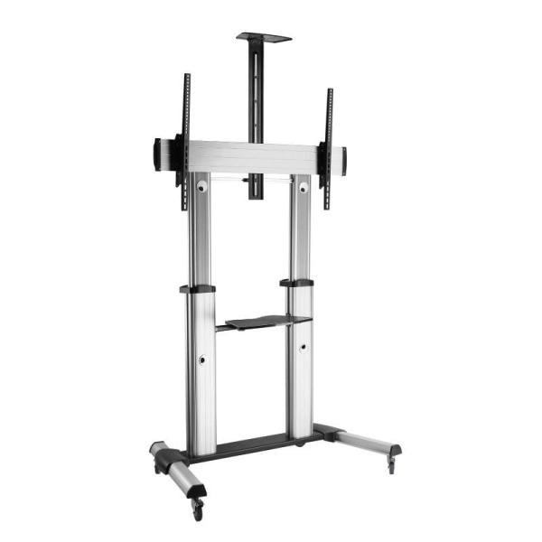 Soporte de Suelo Inclinable con Ruedas Fonestar STS-40106P para TV de 60-100'/ hasta 100kg