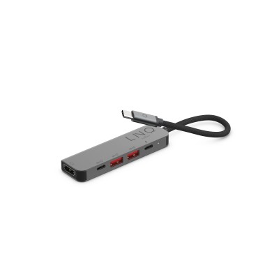 Docking USB Tipo-C Linq LQ48014/ 1xUSB Tipo-C/ 2xUSB/ 1xHDMI