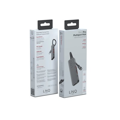 Docking USB Tipo-C Linq LQ48014/ 1xUSB Tipo-C/ 2xUSB/ 1xHDMI