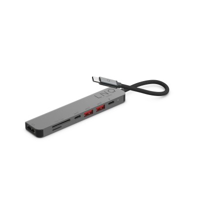 Docking USB Tipo-C Linq LQ48016/ 1xUSB Tipo-C/ 2xUSB/ 1xHDMI