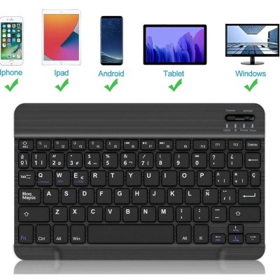 Funda con Teclado Just In Case 8328014 Bluetooth para Tablets