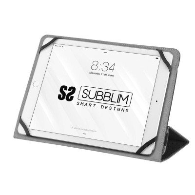 Funda Subblim Clever Stand para Tablets de 9'-10.1'/ Negra