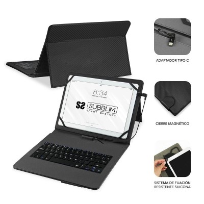 Funda con Teclado Subblim Keytab Pro USB para Tablets de