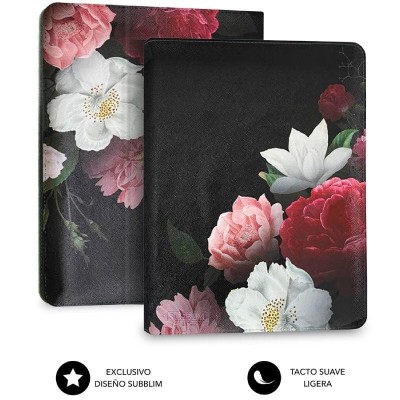 Funda Subblim Trendy Case Rosas para Tablet de 11'/ Negra