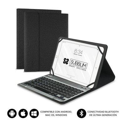 Funda con Teclado Subblim Keytab Pro Bluetooth para Tablets de