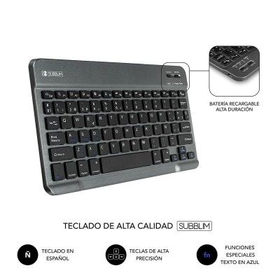 Funda con Teclado Subblim Keytab Pro Bluetooth para Tablets de