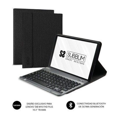 Funda con Teclado Subblim KeyTab Pro BT para Tablet Lenovo Tab