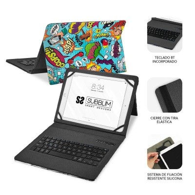 Funda con Teclado Subblim Keytab Pro Bluetooth para Tablets de