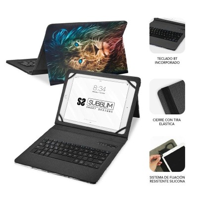 Funda con Teclado Subblim Keytab Pro Bluetooth para Tablets de