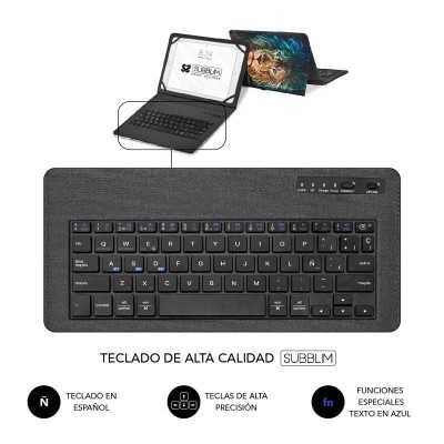 Funda con Teclado Subblim Keytab Pro Bluetooth para Tablets de