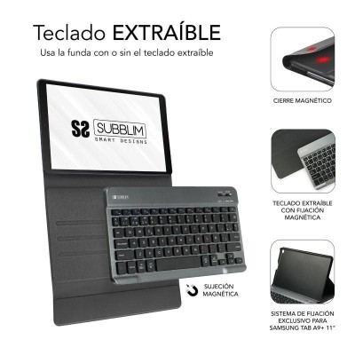 Subblim KeyTab Pro Bluetooth Funda con Teclado para Tablet