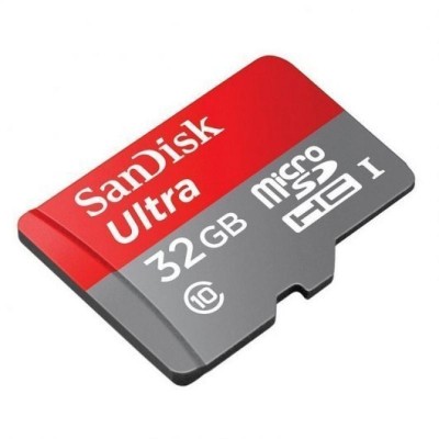 Tarjeta de Memoria SanDisk Ultra 32GB microSD HC UHS-I con