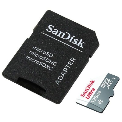 Tarjeta de Memoria SanDisk Ultra 128GB microSD XC con