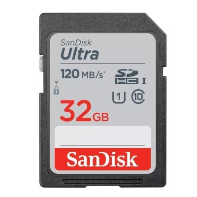 Tarjeta de Memoria SanDisk Ultra 32GB SD HC UHS-I - SDXC/ Clase