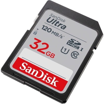 Tarjeta de Memoria SanDisk Ultra 32GB SD HC UHS-I - SDXC/ Clase