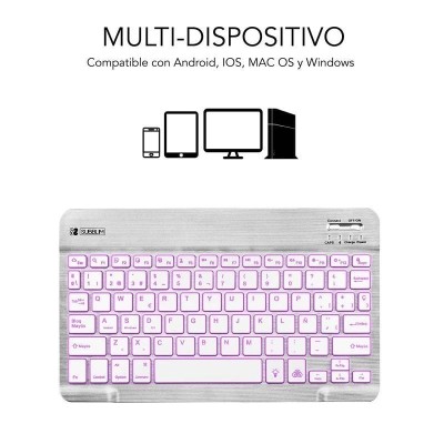 Teclado Compacto Inalámbrico por Bluetooth Subblim Smart