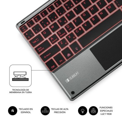 Teclado Compacto Inalámbrico por Bluetooth Subblim Touchpad