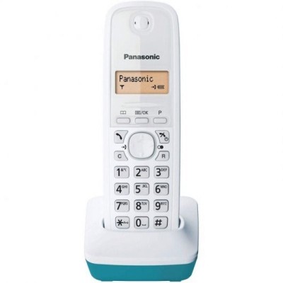 Teléfono Inalámbrico Panasonic KX-TG1611/ Blanco/ Azul