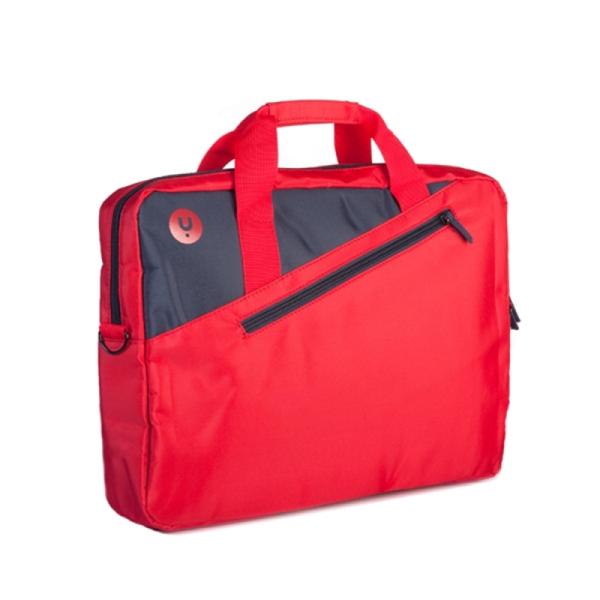 Maletín Monray Ginger para Portátiles hasta 15.6'/ Cinta para Trolley/ Rojo