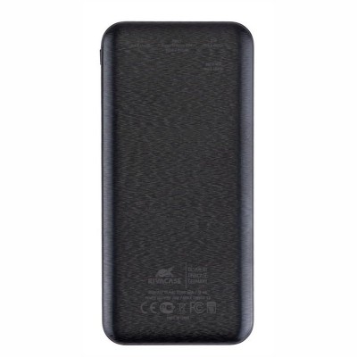 Rivacase va2540 (10000mah) negro qc/pd 20w, lcd