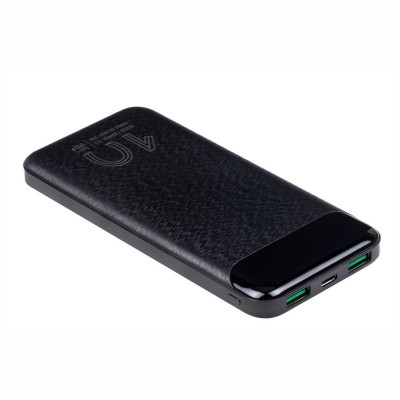 Rivacase va2540 (10000mah) negro qc/pd 20w, lcd