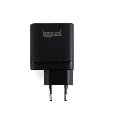 Iggual cargador rápido usb pd tipo c 45w gan