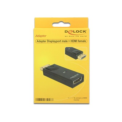 Delock adaptador displayport 1.1 macho hdmi hembra