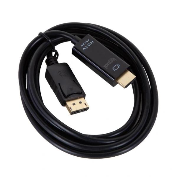 Iggual cable displayport (m) a hdmi (m) 4k 2metros