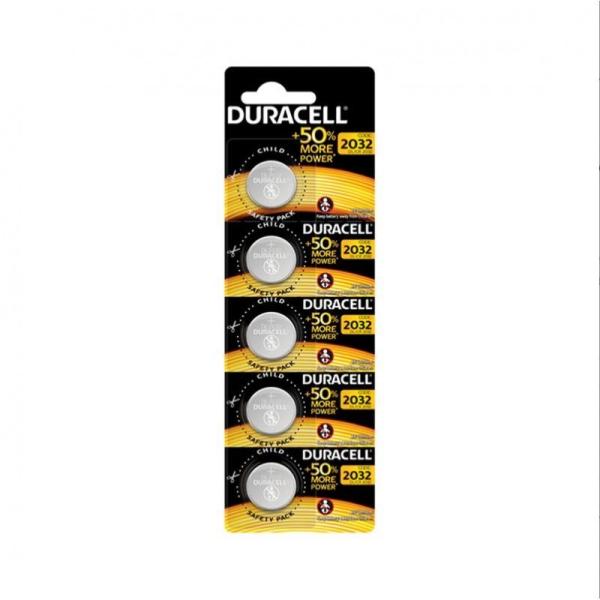 Duracell pila boton litio cr2032 3v blister*5