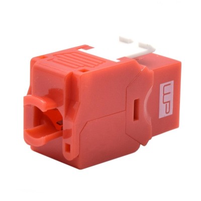 Wp keystone cat. 6a utp rj45/hembra rojo