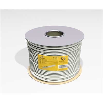 Gembird Bobina de cable RJ45 UTP Cat.6 Rigido 100 mts, Gris