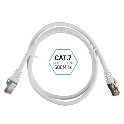 Iggual latiguillo cat7 sftp lszh 3 metros blanco