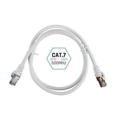 Iggual latiguillo cat7 sftp lszh 5 metros blanco