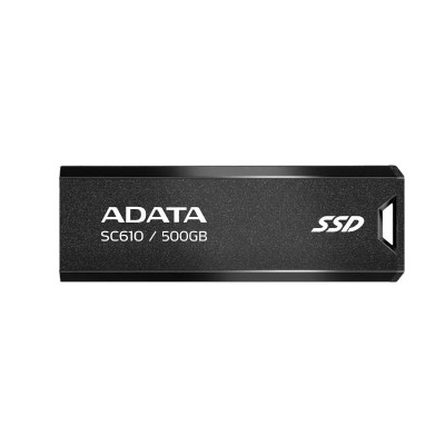 Adata sc610 ssd externo 500gb usb 3.2 gen2 negro