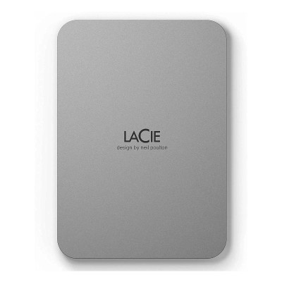 Lacie mobile drive 5tb 2.5" usb-c silver